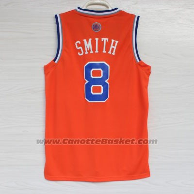 Maglia New York Knicks JR Smith #8 Arancione
